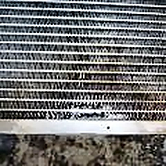 Fagure de radiator văzut de aproape